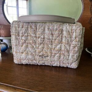 Kate Spade Pink Tweed Crossbody